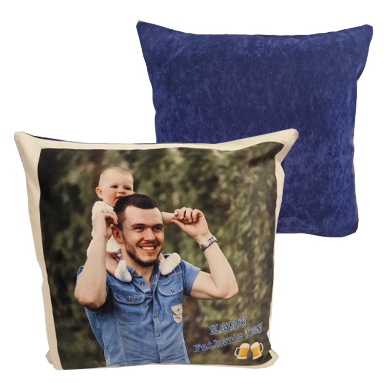 Navy Blue Velvet Cushion